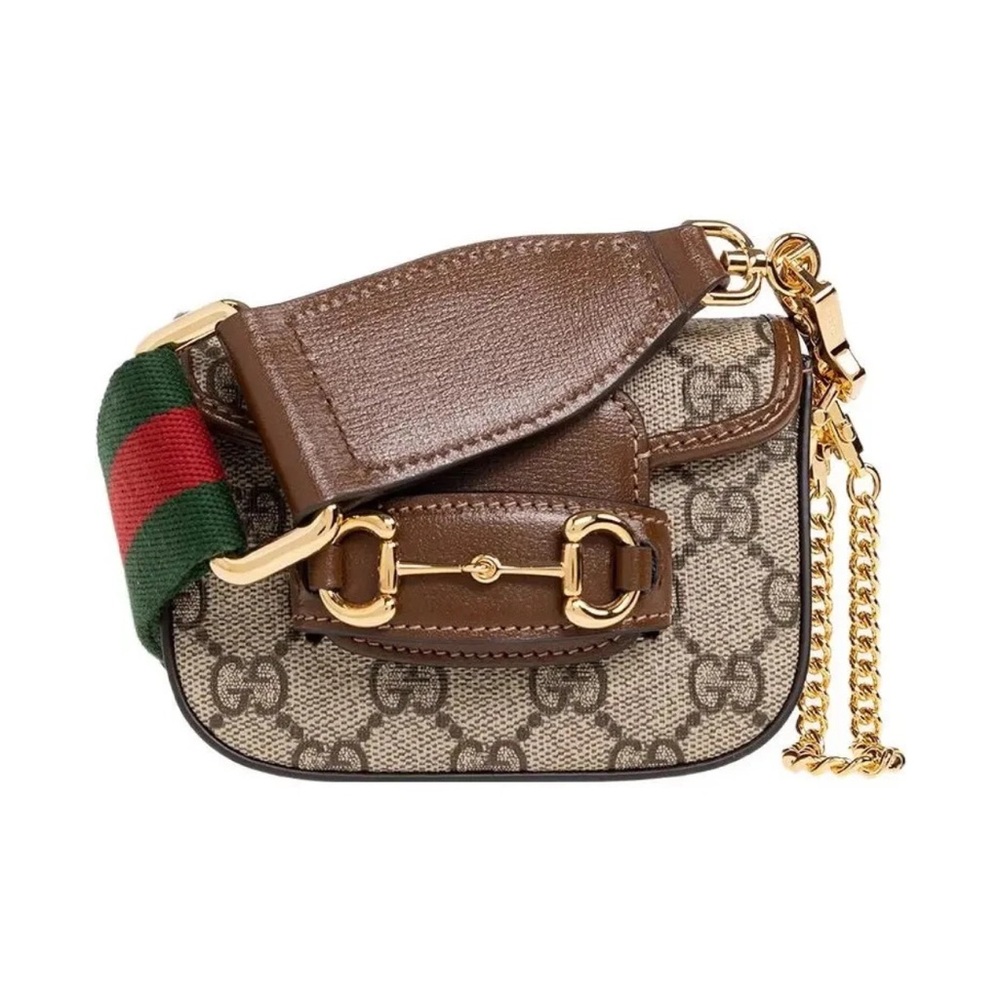 Gucci Horsebit 1955 Wallet Single Crossbody Bag Mini Women's 4.7x1.5x3.5 in